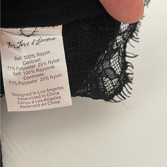 For Love & Lemons off the shoulder lace detailed top XS - Picture 10 of 14